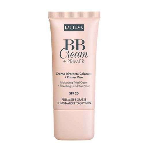 PUPA BB Crème + Primer - Peaux Mixtes à Grasses 30ml PUPA BB Crème + Primer - Peaux Mixtes à Grasses 30ml